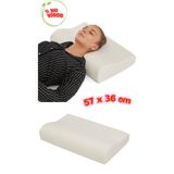 Simple. The Pillow 57 cm Boyun Yastığı Ortopedik Yastık Düzleşme ve Boyun Ağrıları İçin Destekli Yastık