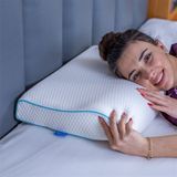 Simple The Pillow Boyun Destekli Visco Yastık Boyun Fıtığı Boyun Düzleşmesi Için Ortopedik Boyun Yastığı 56*36*11*7