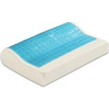 Simple The Pillow Jelli Boyun Destekli Visco Yastık Boyun Fıtığı Boyun Düzleşmesi Için Ortopedik Boyun Yastığı 55*35*13*8