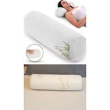 Simple The Pillow Sünger Silindir Yastık Tam Ortopedik Boyun Bel Bacak Yastığı Egzersiz Yastığı Çok Amaçlı Kondisyon Yastığı NY3-10SBAM
