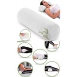 Simple. The Pillow Visco Ortopedik Çok Amaçlı Silindir Yastık Memory Foam Boyun Yastığı Bel Boyun Bacak İçin Yastık