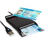 SIMPLETEK - CIE 3.0 CNS Combo için akıllı kart ve temassız NFC USB okuyucu | USB oynatıcı, temassız NFC, CIE 3.0, CNS akıllı kart, dijital imza, Windows/Mac ile uyumlu.