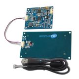 SIMPLETEK NFC akıllı kart okuyucu modülü + çıkarılabilir anten + USB | Çıkarılabilir antenli, 13,56 MHz gömülü NFC okuyucu modülü, USB kablosu dahil, ISO 14443 Tip A/B ve ISO 18092 desteği