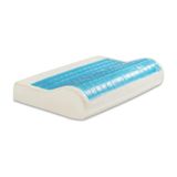 SimpleThePillow Jelli Boyun Destekli Visco Yastık Boyun Fıtığı Boyun Düzleşmesi Boyun İçin Ortopedik Boyun Yastığı 51*37*11*7