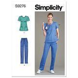 Simplicity SS9276H5 APPAREL - PATTERNS Kesim Deseni, Kağıt, Beyaz, h5 (6-8-10-12-14)