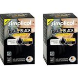 Simplicol Siyah Toz Tekstil Kumaş Boyası ve Renk Canlandırma 400 gr x 2 Kutu - 800 gr