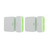 SimpliSafe ile Uyumlu Alarm Mıknatısı Yükseltici | Karanlıkta 2 Paket Glow Seti 3M Yapıştırıcıyla - Her Kapıya, Pencereye ve Giriş Yoluna Kolay Montaj | Sensör/Mıknatıs Dahil Değildir (1/4 inç)
