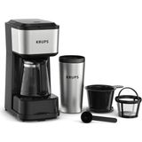 Simply Brew Kahve Makinesi - Paslanmaz Çelik Seyahat Bardaklı Çoklu Servis 4'ü 1 arada