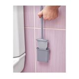 SİMPLY HOME COLLECTİON Silikon Duvara Yapışan Bükülebilir Pratik Silikon Wc Klozet ve Tuvalet Fırçası