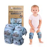 Simply Kids Emekleme Dizliği Bebek Emekleme (2 Çift) I Emekleme Külotlu Çorap, Bebekler, Kız ve Erkek Çocuklar için Emekleme Yardımı, shark_tt, S