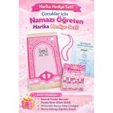 simply line Tesbih hediyeli Kız Erkek Çocuk Namaza Ilk Adım Çocuk Seccade Eğlenceli Dekoratif Namazlık Tesbih