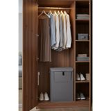 Simply Now Önden Kapanır Kapaklı Bez Çamaşır Sepeti Katlanabilir Oyuncak ve Banyo Düzenleyici Kutusu 38x56 Cm