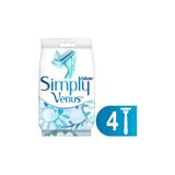 Simply Venus 2 Kullan At Kadın Tıraş Bıçağı 4'Lü