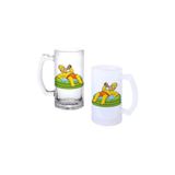 Simpson Kulplu Bira Bardağı Buzlu veya Şeffaf Seçenekli 0202