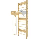 Simre Kids Koala Ahşap Yükseklik Ayarlı Isveç Merdiveni - Pastel - Standart