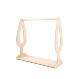 Simre Kids Sevimli Orman Temalı Ahşap Montessori Çocuk Odası Organizer Askılık - Naturel