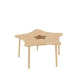Simre Kids Yıldız Masa Montessori Ahşap Ergonomik Çocuk Aktivite Ve Oyun Masası