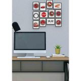 Şimşek Mcqueen 12 Parça Mdf (ahşap) Tablo Ofis Boyu