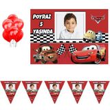 Şimşek Mcqueen Arabalar Resimli Cars Doğum Günü Süsleme Seti-