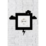 Şimşek Tasarım Priz Çerçevesi İç Ölçü 8,4x8,4 Cm Dekoratif Priz - Anahtar Çerçevesi