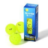 SIMSII USAPA Onaylı S-40 Turşu Topları - Dayanıklı PE Malzeme, Dikişsiz Yapı, 26 g, 74 mm Çap - Spor ve Dış Mekan Malzemeleri (Neon Yeşili, 3 Sayım)