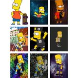 Simson Fotokart 9 Adet Kesilmiş 8*6 cm Pvc Kaplı Süper Hd Kaliteli Baskılı Fotokart