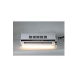 Simtech KM-1717 HCL Gri Led Işıklı Seramik Istıcı Vantilatör