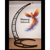 Simurg Salıncak ve Design Ferforjemakrome Salıncak Ayağı - Siyah
