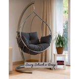Simurg Salıncak ve Design Gümüş Damla Salıncak -Armut Salıncak - GRİ MİNDER