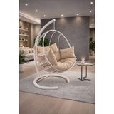 Simurg Salıncak ve Design Xl Damla Salıncak -Armut Salıncak- - Krem