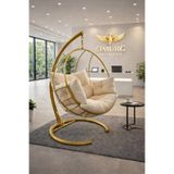 SİMURG SALINCAK VE DESİGN XL GOLD DAMLA SALINCAK - BÜYÜK BOY BAHÇE BALKON SALINCAĞI