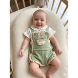Simya Bebek Takımı 2li. Salopet. Tavşan ve Fırfır - 0 - 9 Ay - 00430 Yeşil