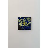 sin istanbul Starry Night Priz Anahtar Kapağı Süsü - Tekli Anahtar