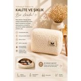 Sin Limites Peluş Fermuarlı Makyaj Çantası