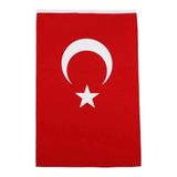 Sina Filamax 200X300 cm Kendinden Kulplu Alpaka Kumaş Türk Bayrağı