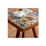 SİNA HOME DESİGNS Ceviz Sehpa Zigon Sehpa