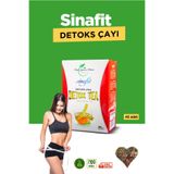 SİNA LOKMAN HEKİM Detos Karışık Bitki Çayı 45'li Süzen Poşet Yeşil Çay Hibiskus Rezene Chia Tohumlu Bitkisel Çay