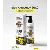 Sina Lokman Hekim Sarı Kantaron Özlü Onarıcı Cilt Bakım Kremi 250 Ml- Leke Iz ve Kuruluk Karşıtı Yoğun Vücut ve Yüz Kremi
