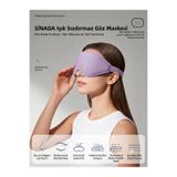 Sinada Premium 3D Uyku Göz Maskesi, %100 Işık Engelleme, Hafızalı Köpük Uyku Bandı