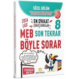 Sinan Kuzucu 2026 8. Sınıf Lgs Türkçe, Tc İnkılap Tarihi, Din Kültürü, İngilizce Sözel Son Tekrar Soru Bankası Çözümlü Sinan Kuzucu Yayınları