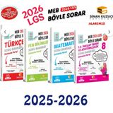 Sinan Kuzucu Yayınları 2026 8.sınıf Türkçe,Atatürkçülük ve İnkılap Tarihi,Matematik ve Fen Bilimleri soru bankası 4lü set 2026 güncel basım