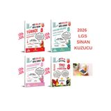 sinan kuzucu yayınları 2026 Lgs 8.Sınıf Türkçe-Anlam Bilgisi-Paragraf Ve İlk Doz Türkçe Deneme Seti Priz Tutuculu 4 Kitap