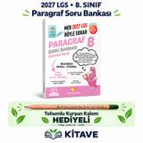 Sinan Kuzucu Yayınları 2027 Lgs 8.sınıf Paragraf Soru Bankası Tohumlu Kurşun Kalem Hediyeli