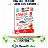 Sinan Kuzucu Yayınları 2027 Lgs 8.sınıf Türkçe Soru Bankası Tohumlu Kurşun Kalem Hediyeli
