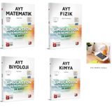 Sinan Kuzucu Yayınları 3D Yayınları Ayt Matematik-Fizik-Kimya-Biyoloji 82 Adet Koparmalı Deneme Seti2025(PRİZ TUTUCULU)