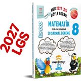 SİNAN KUZUCU YAYINLARI 8. Sınıf | İlk Doz Sarmal Branş Denemeleri MATEMATİK ( 2027 LGS )