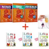 Sinan Kuzucu Yayınları MOZAİK 8.SINIF TÜRKÇ3 + MATEMATİK +FEN BİLİMLERİ + SİNAN KUZUCU İLK DOZ TÜRKÇE -MATEMATİK-FEN SARMAL DENEME SET AYICIK FİŞ TUTUCULU