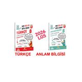 sinan kuzucu yayınları Sinan Kuzucu 2026 Lgs 8. Sınıf Türkçe Anlam Bilgisi Soru Bankası Seti (2 Kitap),TYB69J6MMQL3RLAO24