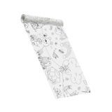 SinaTicaret Çiftlik Hayvanları Boyama Kağıdı Rulosu, Dev Boy, 45 cm x 5 Metre, Çocuklar için Eğitici Aktivite