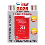 Sınav Son 5 Yıl Lgs Tıpkı Basım 20-21-22-23-24-25 Çıkmış Soru Kitapçıklar(5 Sözel-5 Sayısal)